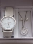 Комплект за дами TIME PIECE часовник,колие и обици, снимка 3