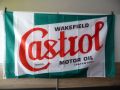 Castrol motor oil знаме бира реклама масло за двигатели кола бензин дизел, снимка 1 - Рекламни табели - 45417120