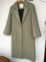 Вълнено палто цвят светла мента със сиви отенъци, М, снимка 11