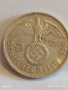 Сребърна монета 5 райхсмарки 1936г. Германия Трети Райх с Свастика за КОЛЕКЦИОНЕРИ 54091, снимка 2