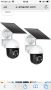 DEKCO 2K соларни охранителни камери Безжични външни, 360° изглед Pan Tilt Spotlight Захранвана с бат, снимка 1 - IP камери - 45903019
