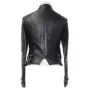 ZARA Biker Оригинално Кожено Яке Естествена Овча Кожа S-XS, снимка 2