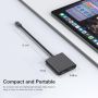 Нов USB C към HDMI адаптер - двойни 4K дисплеи за лаптоп MacBook Pro, снимка 7