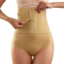 Оформящи дамски бикини с висока талия и коригиращ колан – стягащ ефект с регулируемо закопчаване, снимка 6
