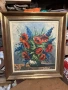 Картина масло с цветя , снимка 1