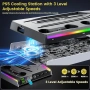 Нова мултифункционална RGB стойка за PS5 / Slim / Pro – Охлаждане и Зареждане, 9 RGB режима  , снимка 2