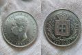 500 рейс 1887 г. Португалия (сребро), снимка 1 - Нумизматика и бонистика - 45078901