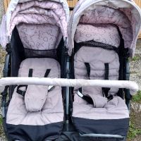 Двойна количка за близнаци/породени., снимка 1 - Детски колички - 45538887