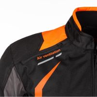 Ново Текстилно яке Оранжево RIDERO GS-21018-L, цена 185.20 лв, снимка 3 - Якета - 45299277