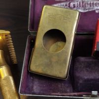 Самобръсначка GILLETTE Made In ENGLAND 1920/40 г, снимка 4 - Антикварни и старинни предмети - 45913971