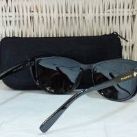 21 Слънчеви очила,маркови очила- дамски очила в тъмно черен цвят с поляризация , снимка 3 - Слънчеви и диоптрични очила - 45361676