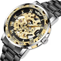 Стоманен механичен часовник - Viareggio (005), снимка 1 - Луксозни - 44954392