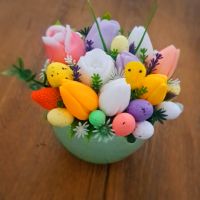 Великденски букети , снимка 5 - Изкуствени цветя - 45295772
