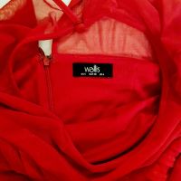 💃 Секси, червена, Midi рокля, снимка 1 - Рокли - 45609225