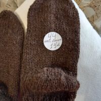 Ръчно плетени мъжки чорапи от вълна размер 44, снимка 4 - Мъжки чорапи - 44458647