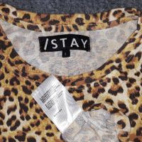 Тениска с десен на леопардова кожа. Stay, снимка 3 - Тениски - 45211335
