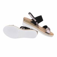 Дамски сандали на клин, 2цвята , снимка 3 - Сандали - 45270988
