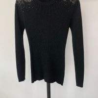 Красив дамски пуловер с дантела и камъни, снимка 5 - Блузи с дълъг ръкав и пуловери - 45747209