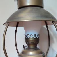 винтидж градинска лампа месинг, снимка 1 - Външни лампи - 45749712