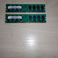 257.Ram DDR2 800 MHz,PC2-6400,2Gb.hynix. Кит 2 броя. НОВ, снимка 1 - RAM памет - 45880645