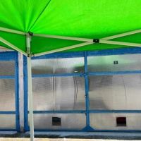 Сгъваема квадратна градинска шатра тип хармоника Промоция, снимка 2 - Други - 46069182