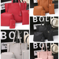 Дамски комплект чанти от 4 части, 5цвята , снимка 1 - Чанти - 45053422