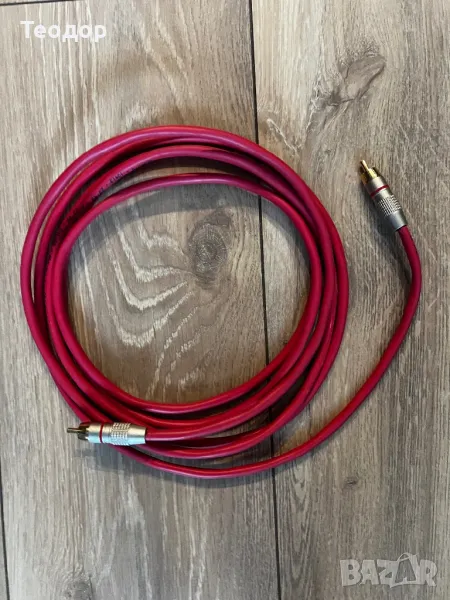 2 бр х 3метра кабели за субуфер, снимка 1