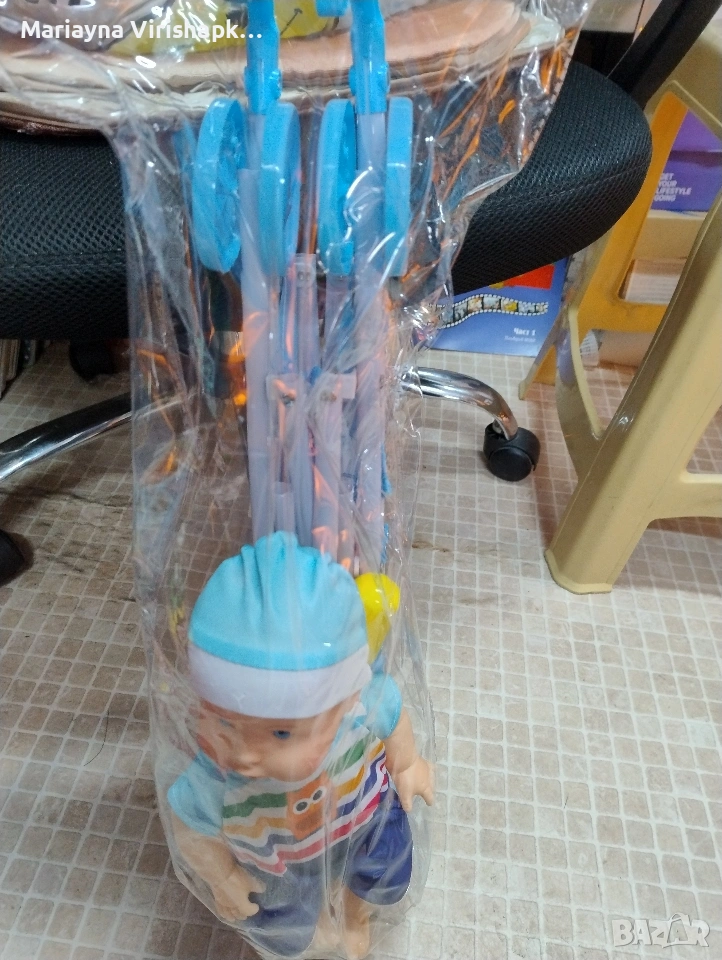 Продавам детска количка с бебе., снимка 1