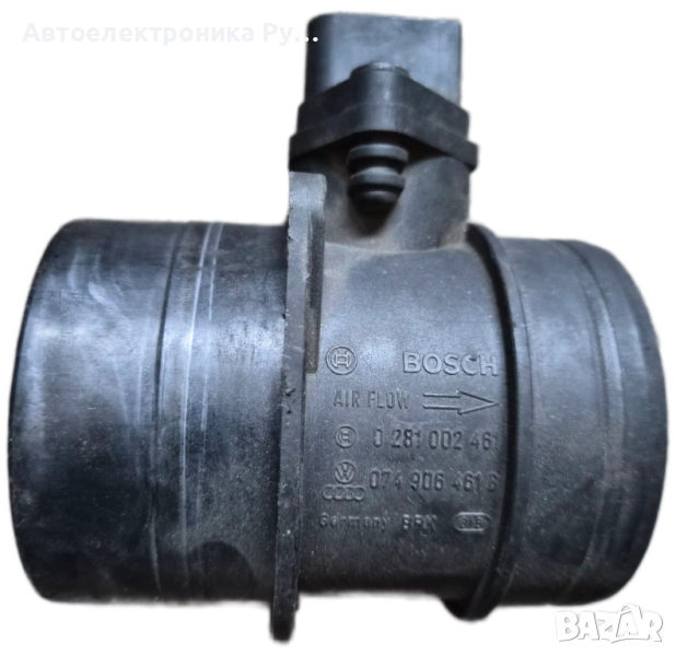 Дебитомер за AUDI A4 AIR FLOW METER, 0281002461, 074906461B, 0 281 002 461, снимка 1