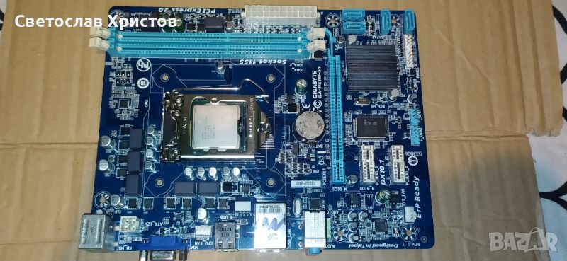 Продавам дънна платка Gigabyte GA-H61M-S1 (rev. 2.1) Сокет 1155, снимка 1