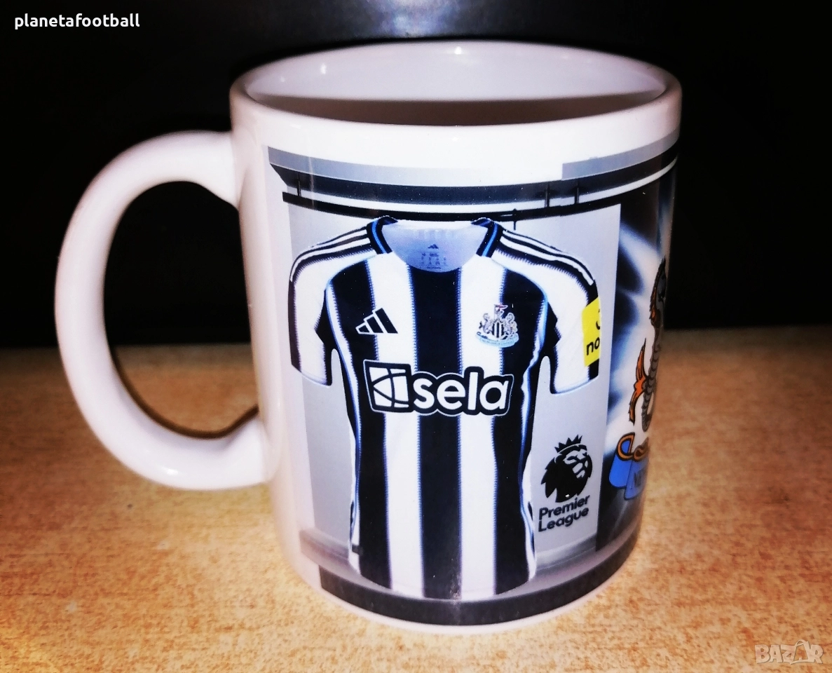 ФУТБОЛНА ФЕН ЧАША НА НЮКЯСЪЛ С ВАШЕ ИМЕ И НОМЕР! Футболна Чаша на NEWCASTLE!2023, снимка 1