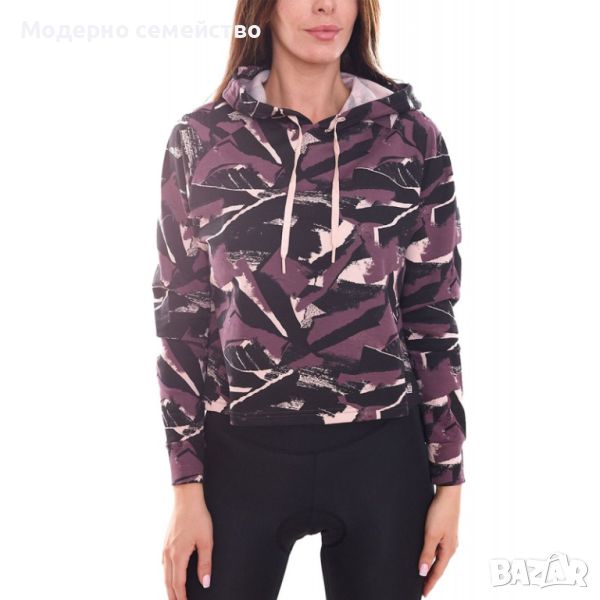 Дамско спортно горнище puma modern sports all over print hoodie multicolor, снимка 1