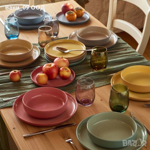 Пъстър сервиз за хранене, снимка 1