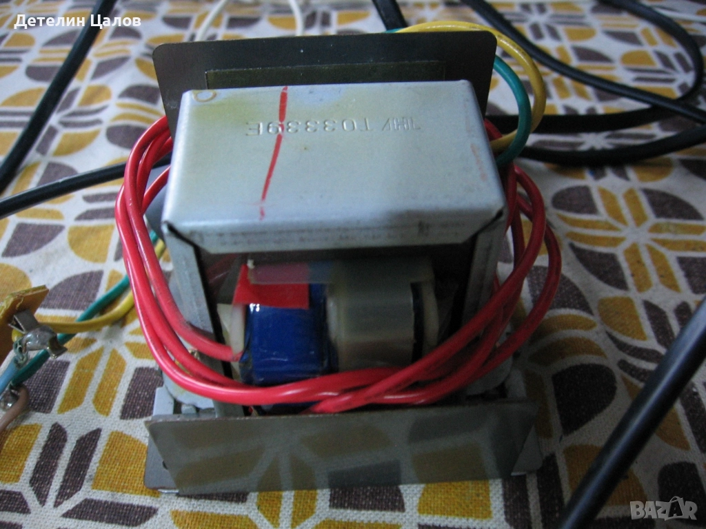 Тежко захранване с намотка и трансформатор от стерео система уредба, снимка 1