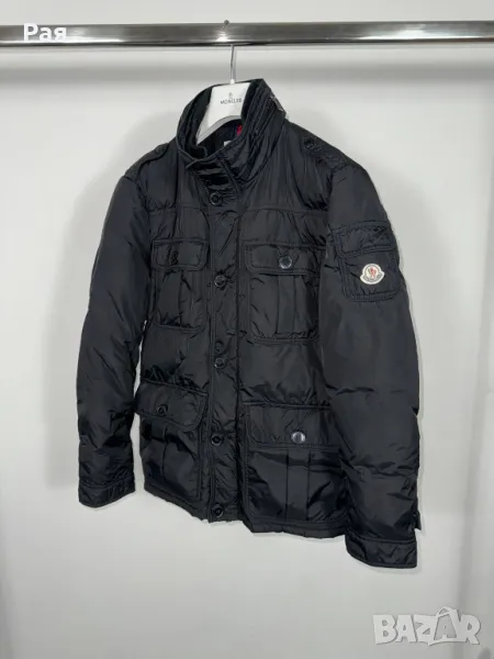 Яке Moncler Lyon размер 4 черно – XL мъжко пухено яке, снимка 1