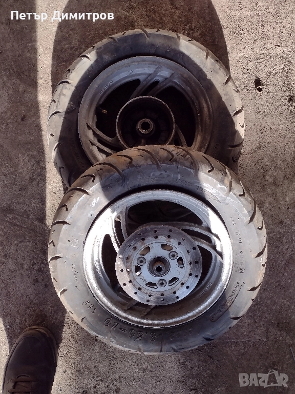 Гуми и джанти за скутер 3.50–10, снимка 1