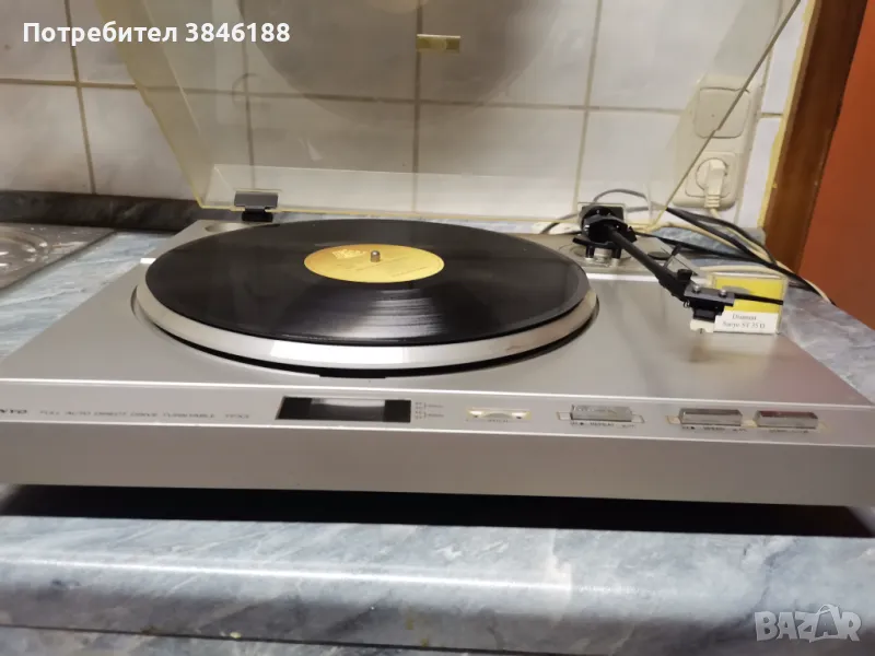 Sanyo Fully Automatic Direct Drive Turntable TP X3  , снимка 1