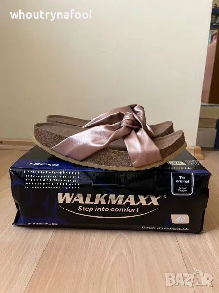 Walkmax дамски чехли нови, снимка 1