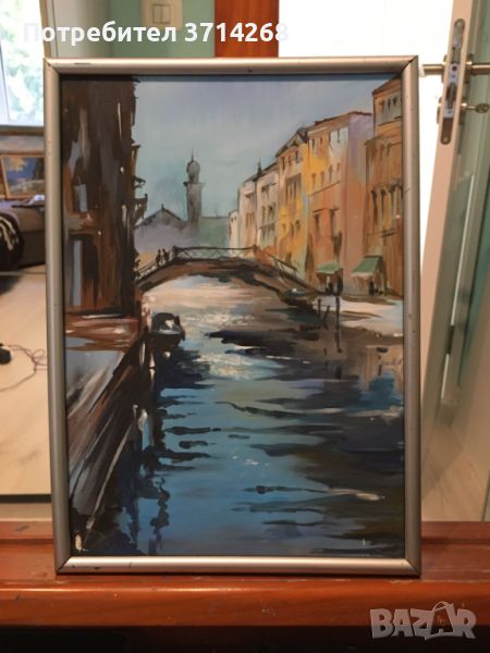 Картина " Венеция" масло , снимка 1