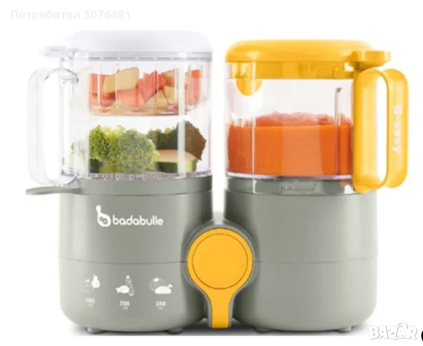 Badabulle 4in1 – Многофункционален робот за приготвяне на храна, снимка 1