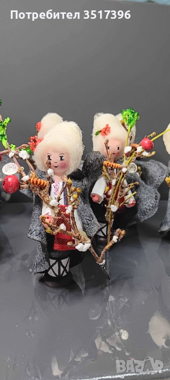 Сурвакар - дървена кукла с национална носия- Сурвакари, снимка 1