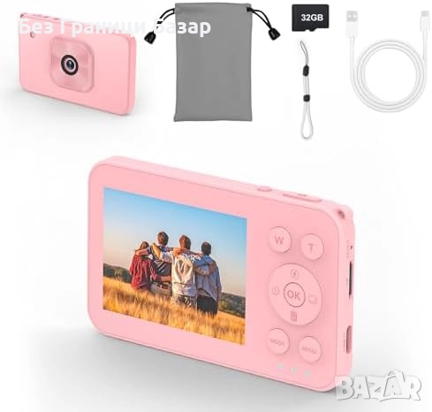 Нова Ултратънка 4K камера 64MP за влог и пътувания – компактен модел, снимка 1