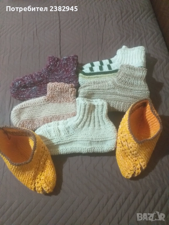 Вълнени терлици и чорапи, снимка 1