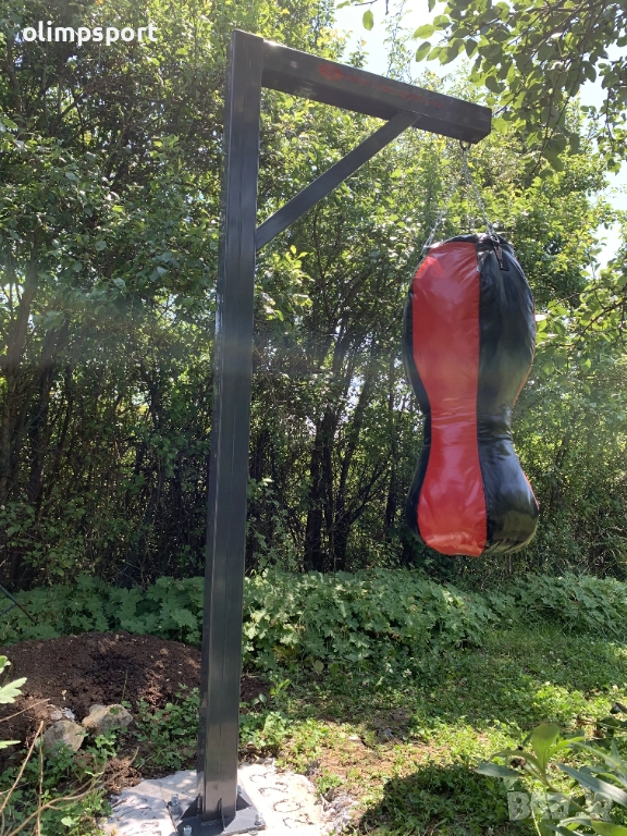 Външна стойка за боксов чувал  стабилна стоманена конструкция захващане чрез анкерпланка , снимка 1
