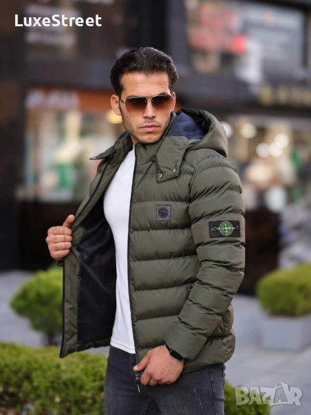 Мъжки Зимни Якета - лого Бродирано ✨Stone Island , снимка 1