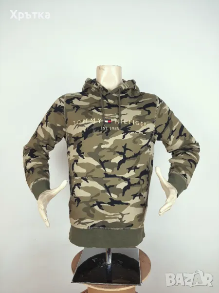 Tommy Hilfiger Camo Hoodie - Оригинален мъжки суитшърт размер M, снимка 1