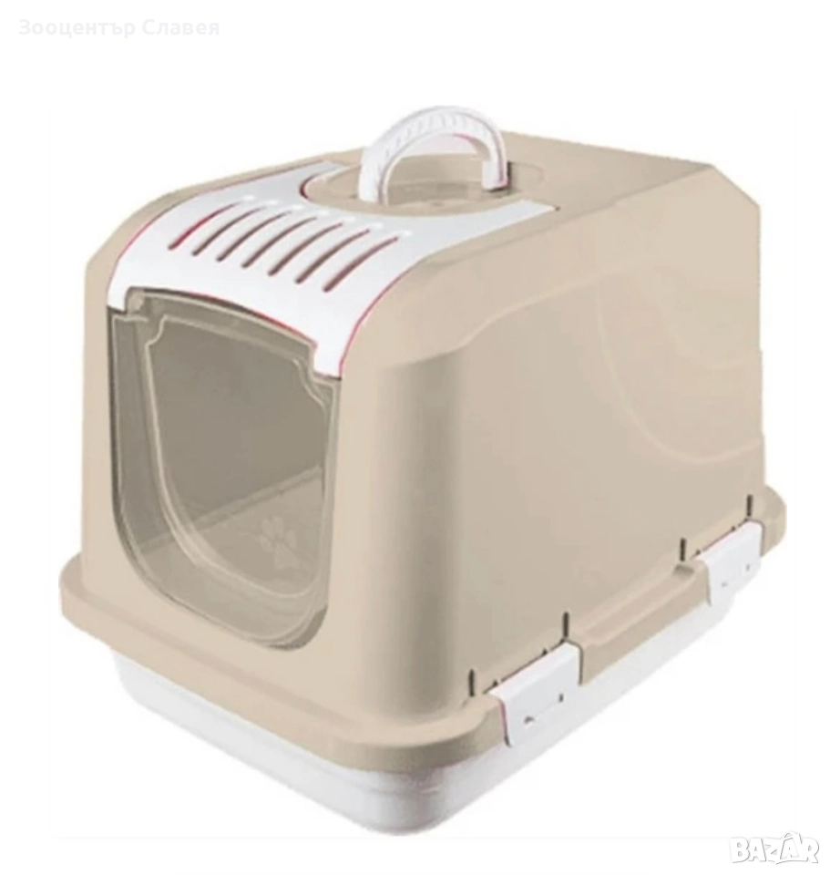 закрита затворена котешка тоалетна за котка, снимка 1