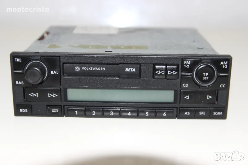 Касетофон Radio VW Passat B5 (1997-2000г.) Радио Beta 1J0035152F / 1J0 035 152 F, снимка 1