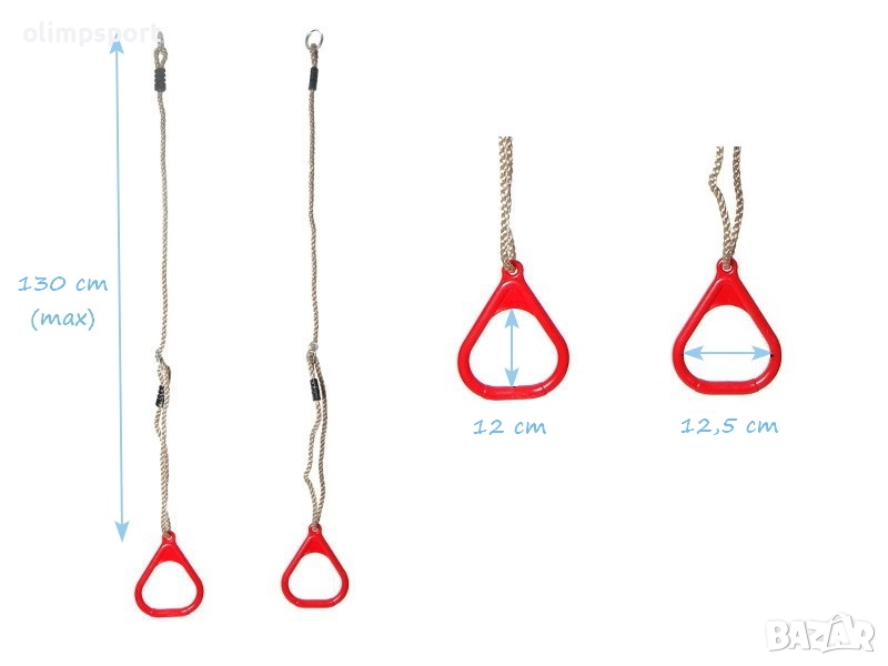 Комплект детски аксесоари за шведска стена , снимка 1