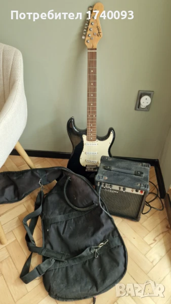 Китара SQUIER с Колонка, снимка 1